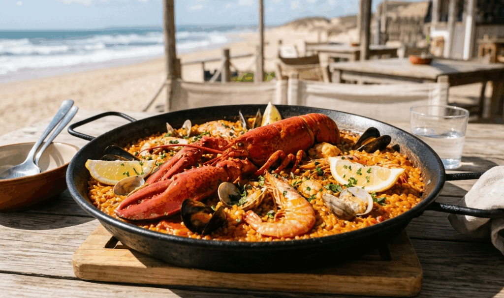 Arroz con bogavante en El Palmar